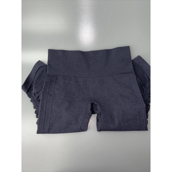 Lululemon Athletica In The Flow Crop Capri Heathered Gray Pants Leggings Size Sm - Picture 5 of 6